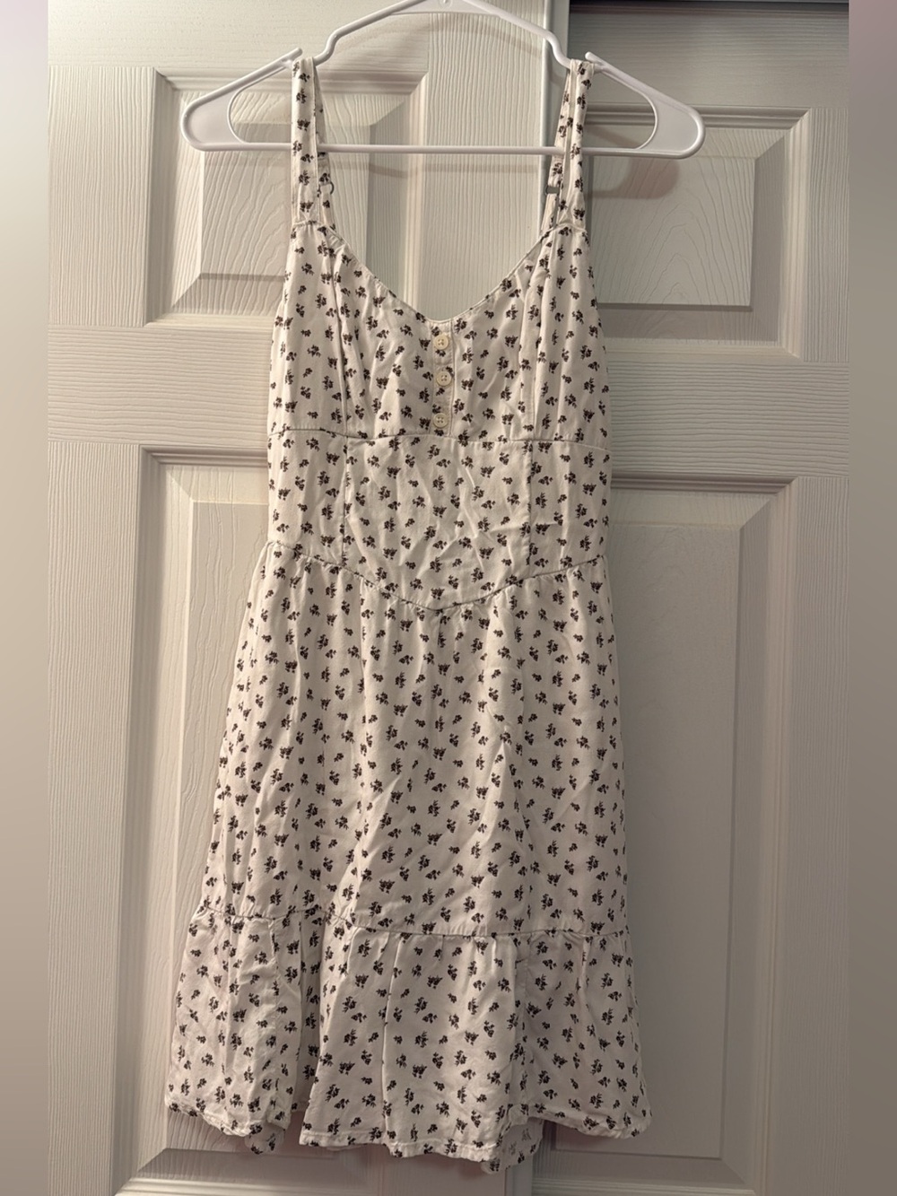 Hollister White Floral Cami Sundress